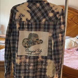Roebuck & Co. Blue Plaid Women's Jacket